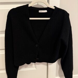 OAK + FORT Black Cardigan